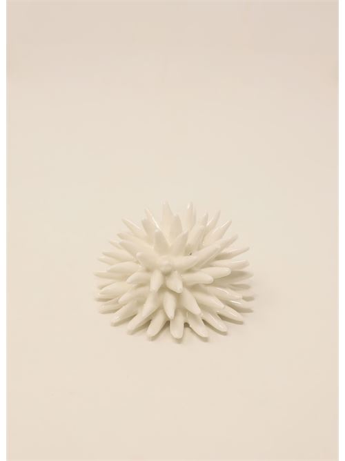 riccio piccolo in ceramica L'Oasi ceramiche | RICCIOXSBIANCO